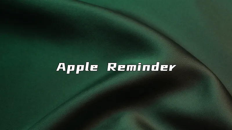 Apple Reminder