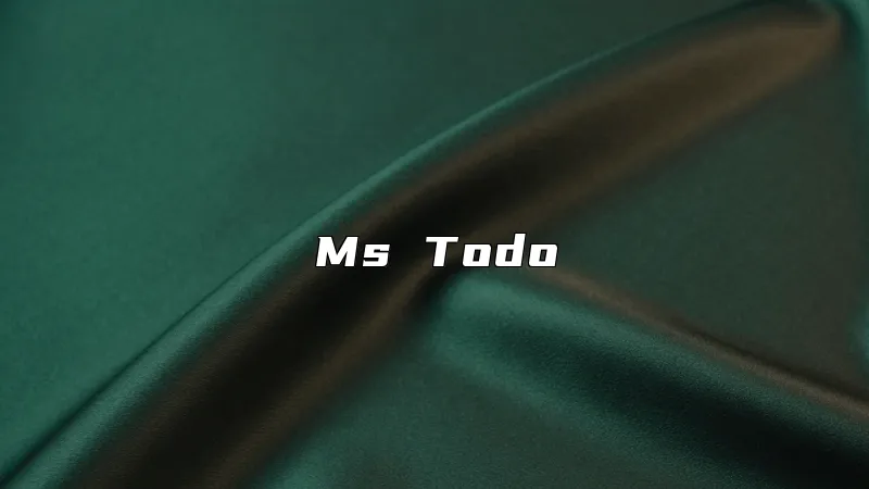 Ms Todo