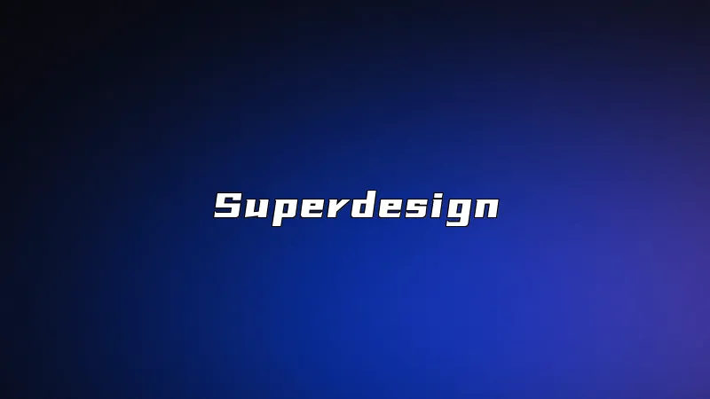 Superdesign