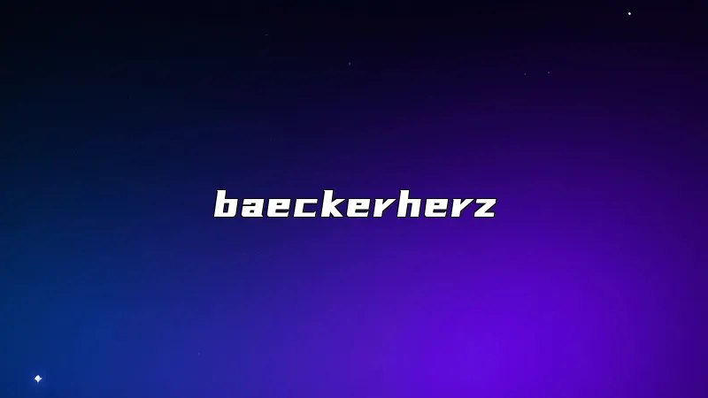 baeckerherz