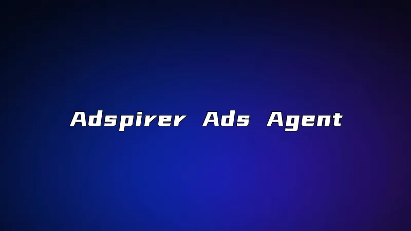 Adspirer Ads Agent