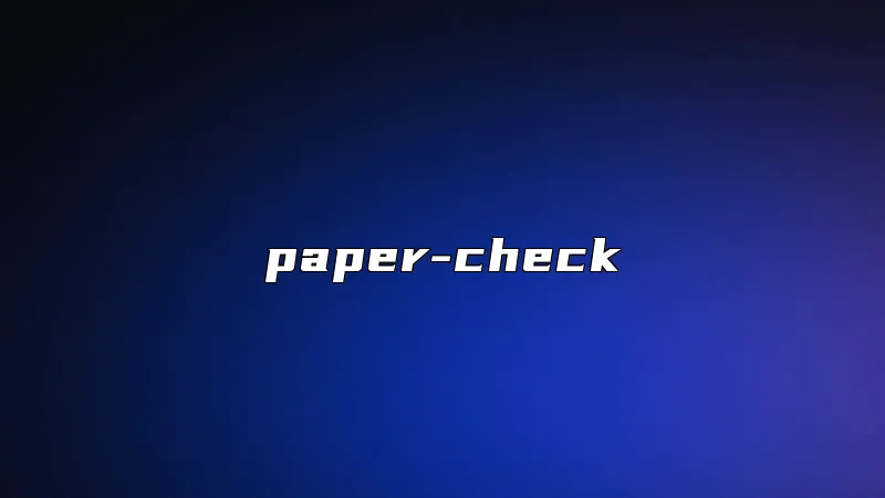 paper-check