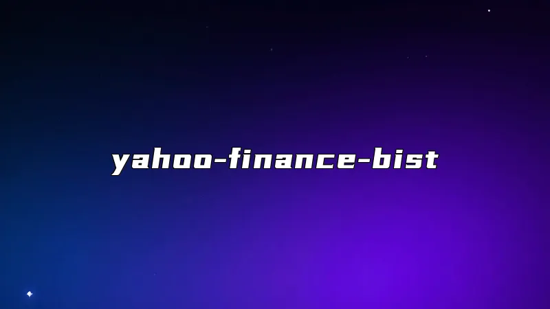 yahoo-finance-bist