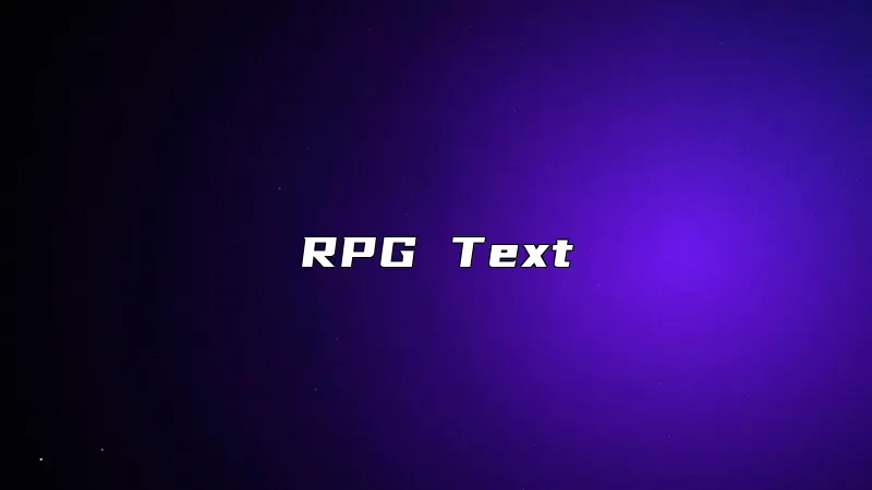 RPG Text