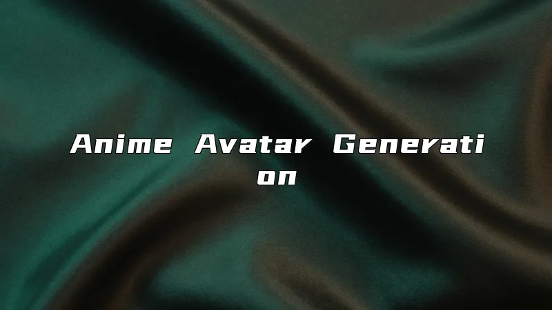 Anime Avatar Generation