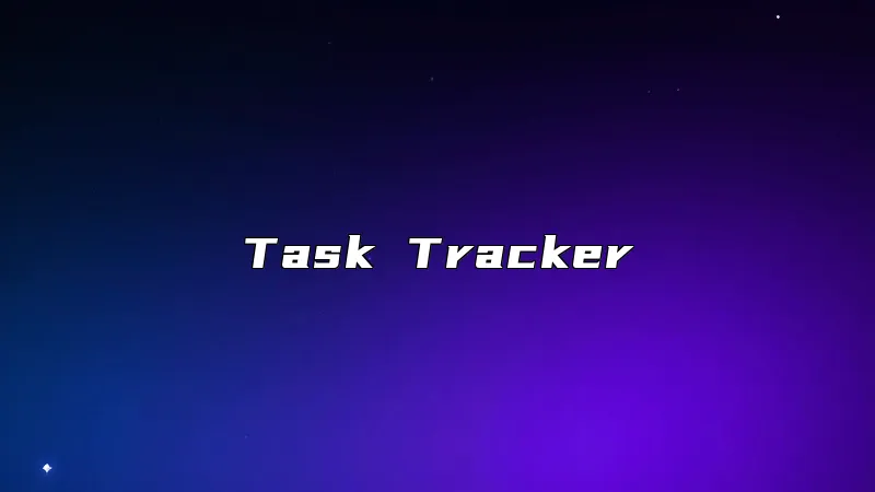 Task Tracker