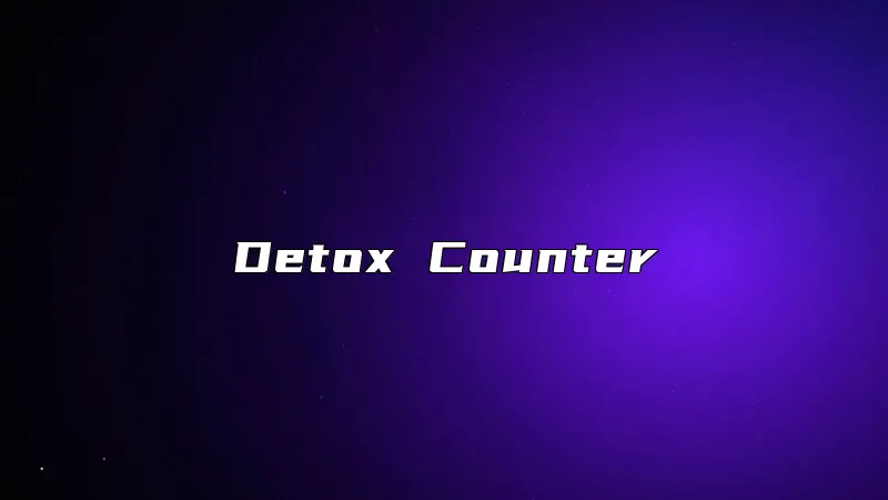 Detox Counter