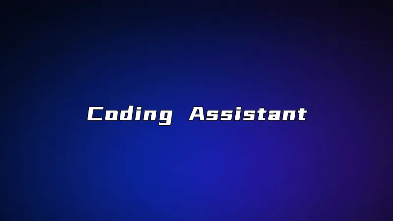 Coding Assistant