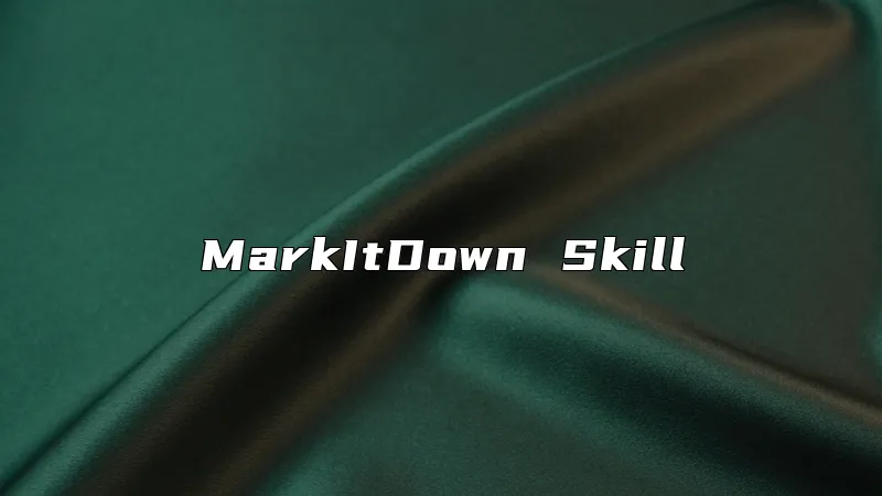 MarkItDown Skill