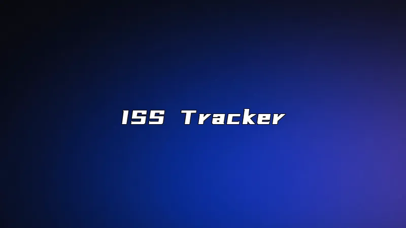 ISS Tracker