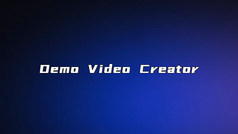 Demo Video Creator