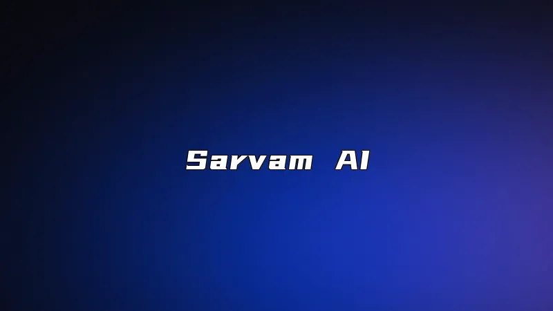 Sarvam AI