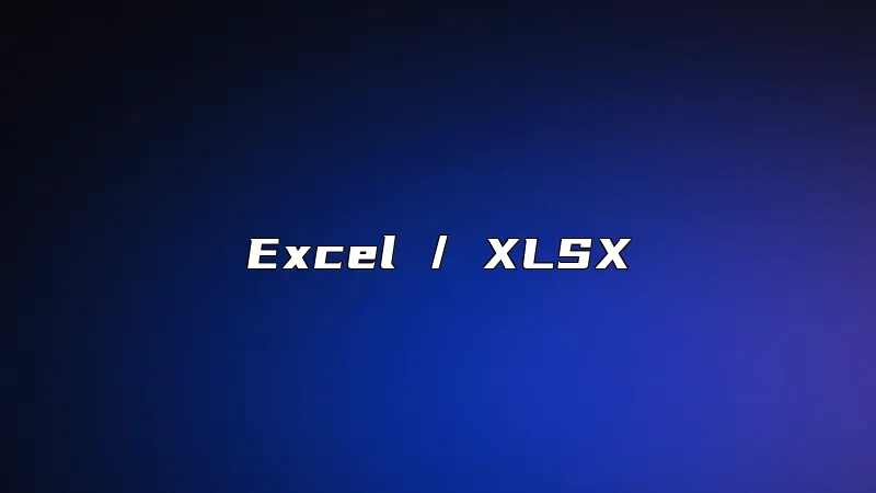 Excel / XLSX