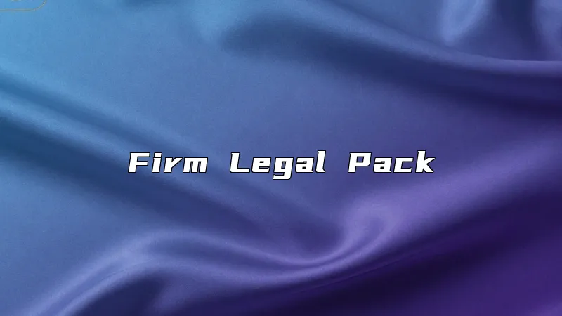 Firm Legal Pack