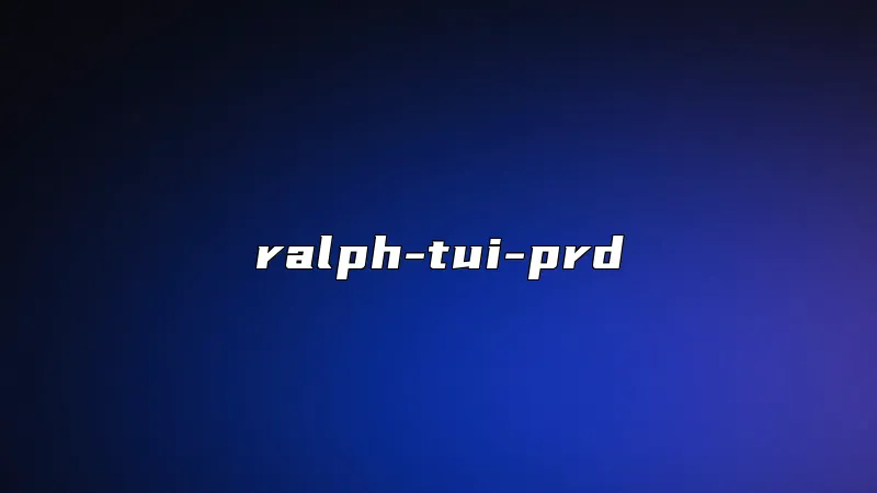 ralph-tui-prd