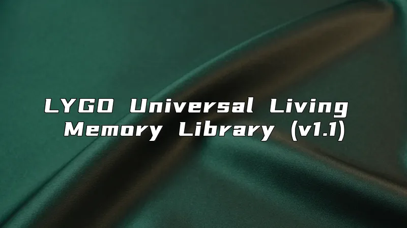 LYGO Universal Living Memory Library (v1.1)