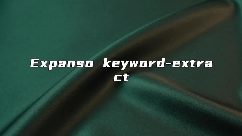 Expanso keyword-extract