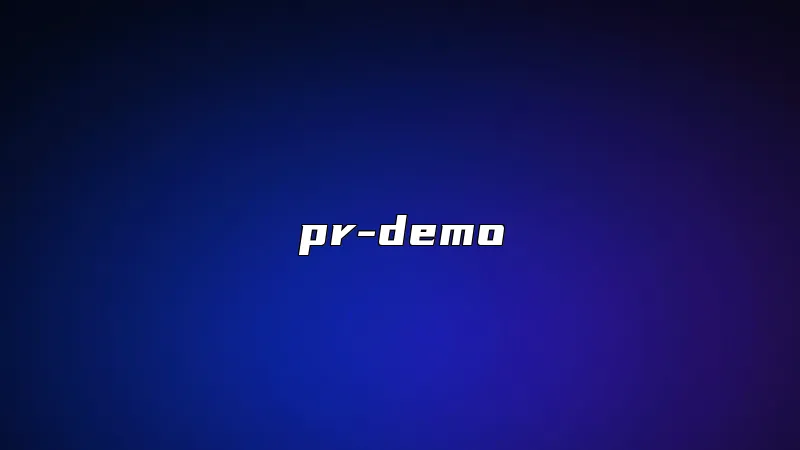 pr-demo