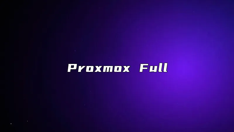 Proxmox Full