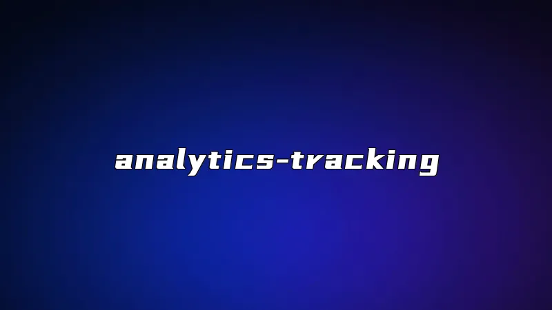 analytics-tracking